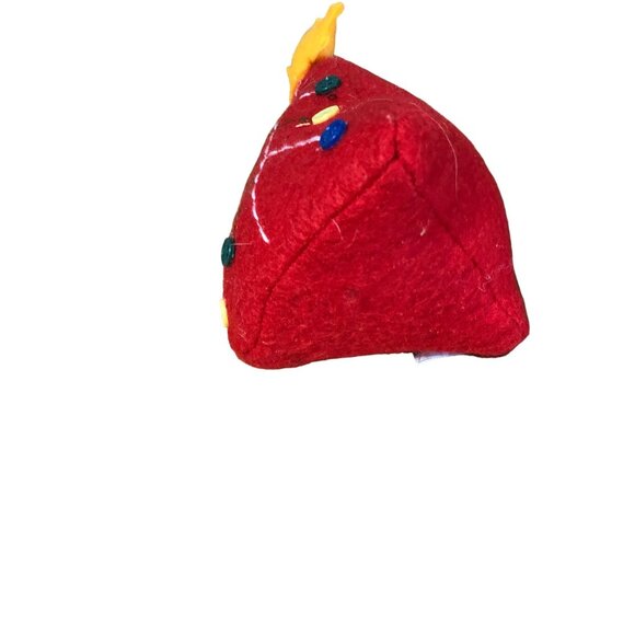 Vintage Christmas Decor Ornaments Stuffd Plush Elf Santa Candy Cane Tree Holiday - Picture 11 of 14